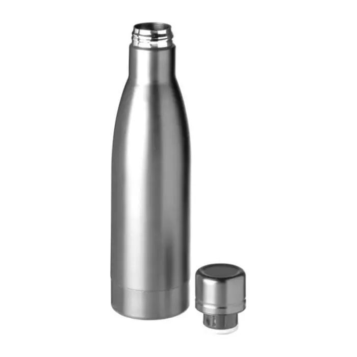 Branded Vasa Copper Vacuum Bottle 500ml in black with printed logo or design