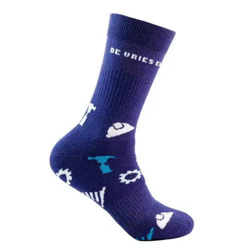 Printed Work Crew Socks in assorted colours with printed logo or design