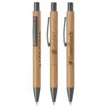 Printed Bambowie Bamboo Pen in bamboo with printed logo or design