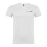 Promotional Beagle Short Sleeve Men's White T-Shirt printed with logo or design