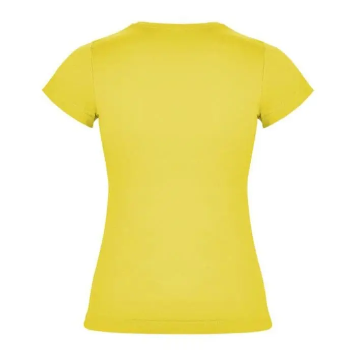 Promotional Jamaica Short Sleeve Women's Colour T-Shirt in assorted colours printed with logo or design