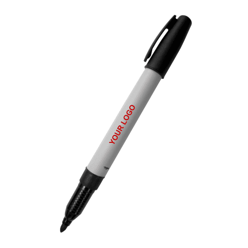 Promotional Markie Matt Permanent Marker Pen in black with printed logo or design