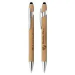 Branded Prince Bamboo Stylus Pen in bamboo printed with logo or design