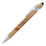 Promotional Prince Bamboo Stylus Pen in bamboo printed with logo or design