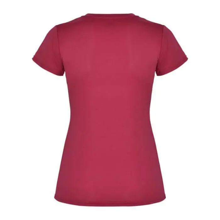 Branded Roly Montecarlo Women's Sports T-Shirt in assorted colours with printed logo or design