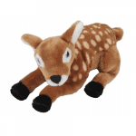 Promotional Deer with Scarf Plush Toy 20cm with printed logo or message