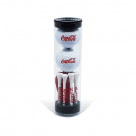 Promotional Flix Lite Golf Ball Tube with printed logo or design