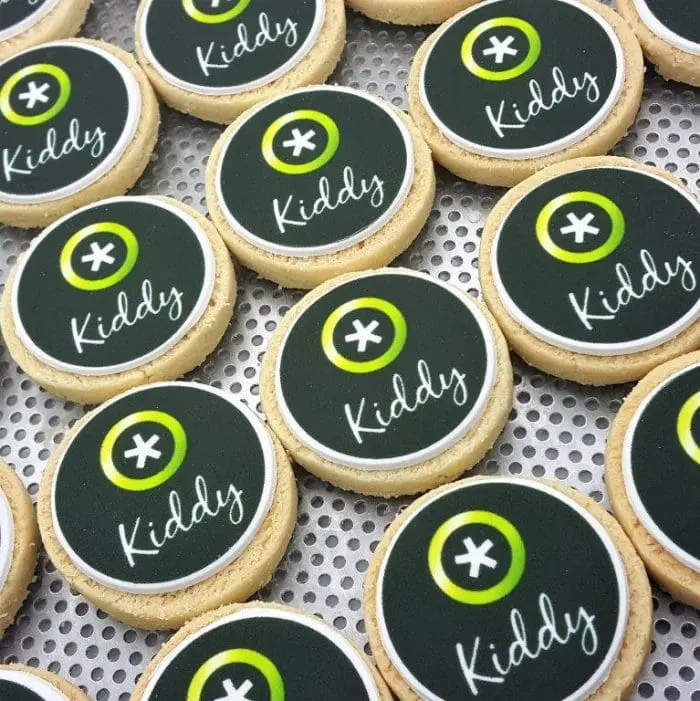 Printed Logo Shortbread Biscuits 5cm with printed logo or design