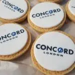 Promotional Logo Shortbread Biscuits 5cm with printed logo or design