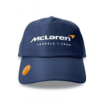 Promotional Printed Golf Cap with Ball Marker in navy blue printed with logo or design