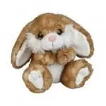 Promotional Rabbit with Scarf Plush Toy 18cm with printed logo or message