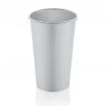 Branded Recycled Aluminium Lightweight Cup 450ml in assorted colours with printed logo or design