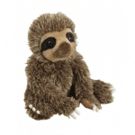 Printed Sloth with Scarf Plush Toy 18cm with printed logo or message