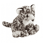 Customised Snow Leopard with Scarf Plush Toy 30cm with printed logo or message