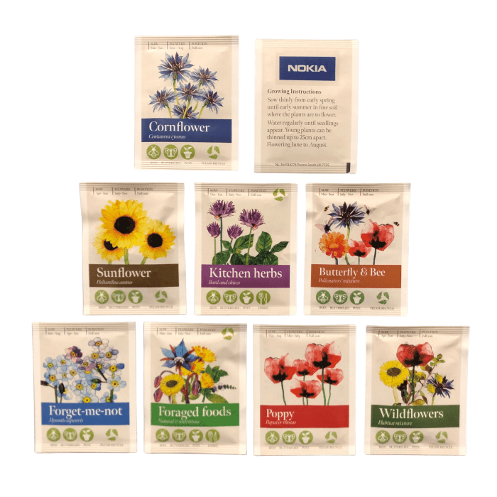 Branded Seed Packets