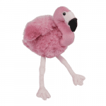 Promotional Flamingo with Scarf Plush Toy 20cm with printed logo or message