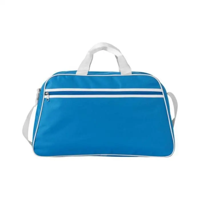 Branded San Jose 2-Stripe Travel Bag in assorted colours and printed logo or design