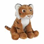 Printed Tiger with Scarf Plush Toy 18cm with printed logo or message