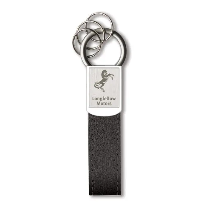 Promotional Zonda Keyring with engraved logo or design