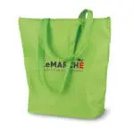 Printed Plicool Foldable Cooler Bag 13L in green with printed logo or design