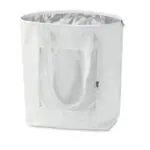 Promotional Plicool Foldable Cooler Bag 13L in white with printed logo or design