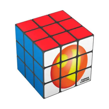 Promotional Express Rubik's Cube with one side print of logo or design