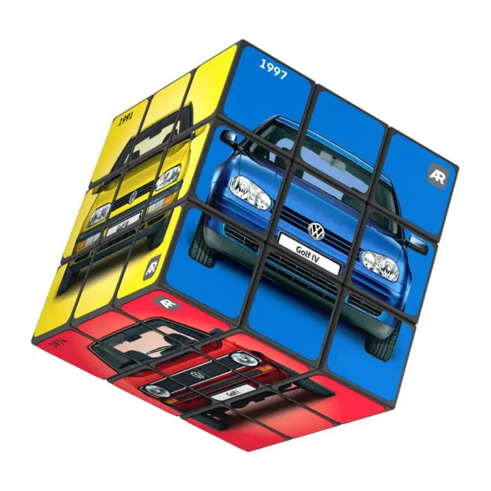 Branded Rubik's Cube with All Over Print of logo or design