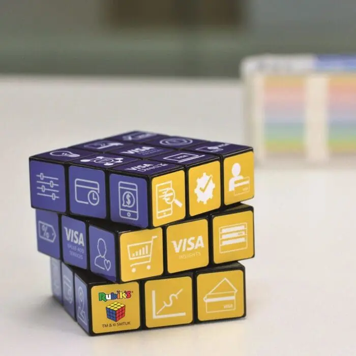 Printed Rubik's Cube with All Over Print of logo or design