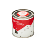 Printed Small Paint Tin - Solid Chocolate Balls with printed logo or design