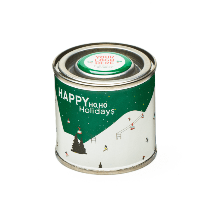 Printed Small Paint Tin - Solid Chocolate Balls with printed logo or design