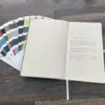 Printed 12 Week Wellness Journal (Full Colour) with printed logo or design and ribbon page marker