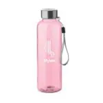 Promotional Ohio RPET Drinking Bottle 500ml in pink with printed logo or design