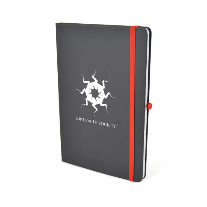 nebraska black recycled notebook a5 RD