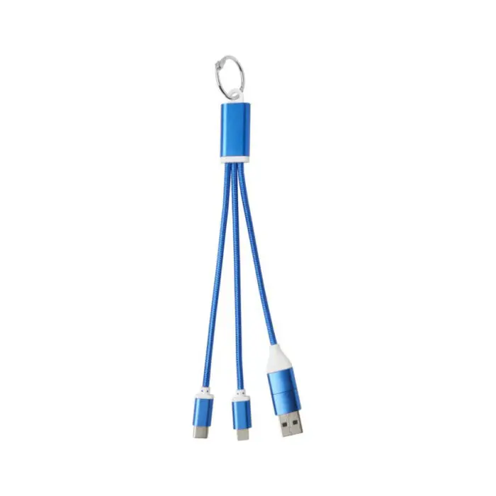 4 in 1 recycled aluminium charging cable 11