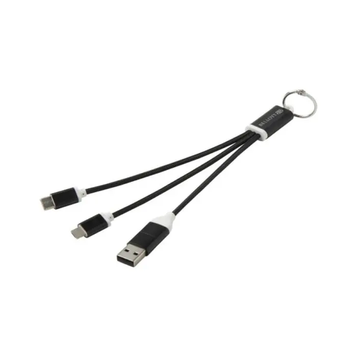 4 in 1 recycled aluminium charging cable 2