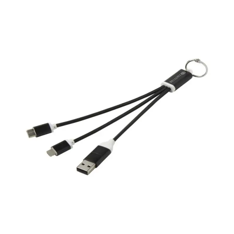 4 in 1 recycled aluminium charging cable 2