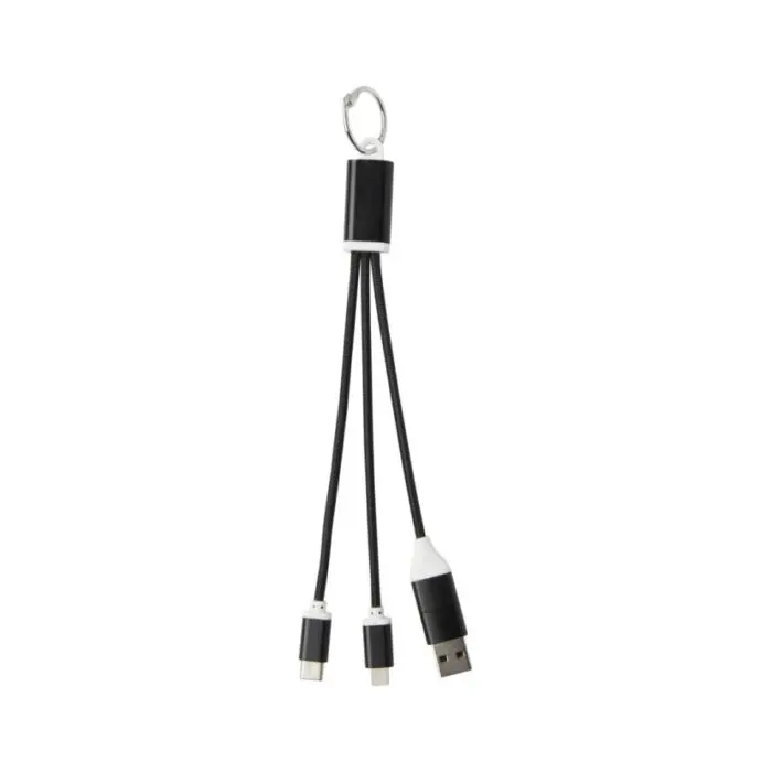 4 in 1 recycled aluminium charging cable 3