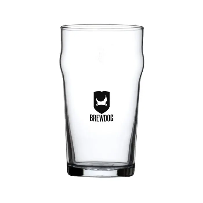 nonic nucleated pint glass 570ml