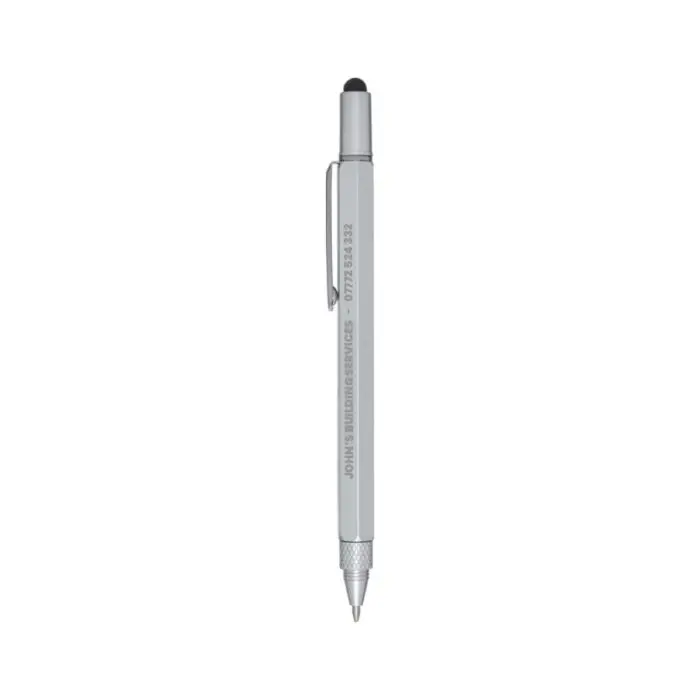 recycled aluminium multifunctional pen 3