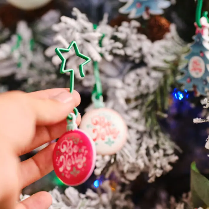 recycled christmas round bauble 3