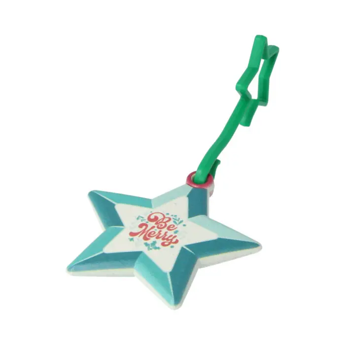 recycled christmas star bauble