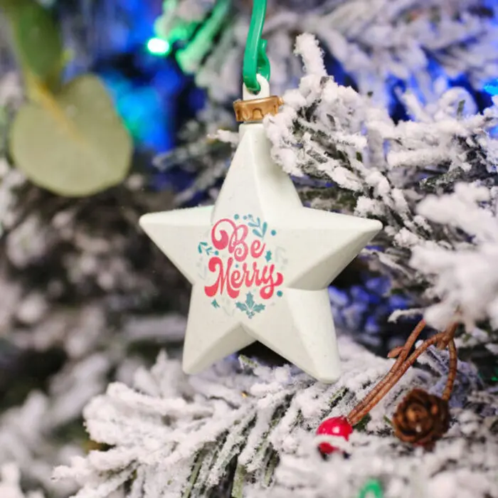 recycled christmas star plus bauble 4