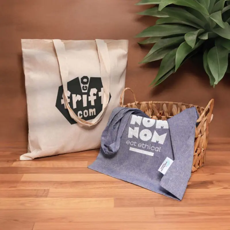 Branded Cotton Shopper Bags