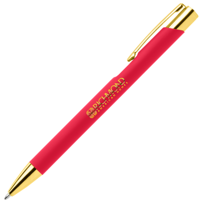 Branded Crosby Gold Softy Pen with printed logo or design