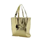 Promotional Gold Laminated Shopping Bag with printed logo or design