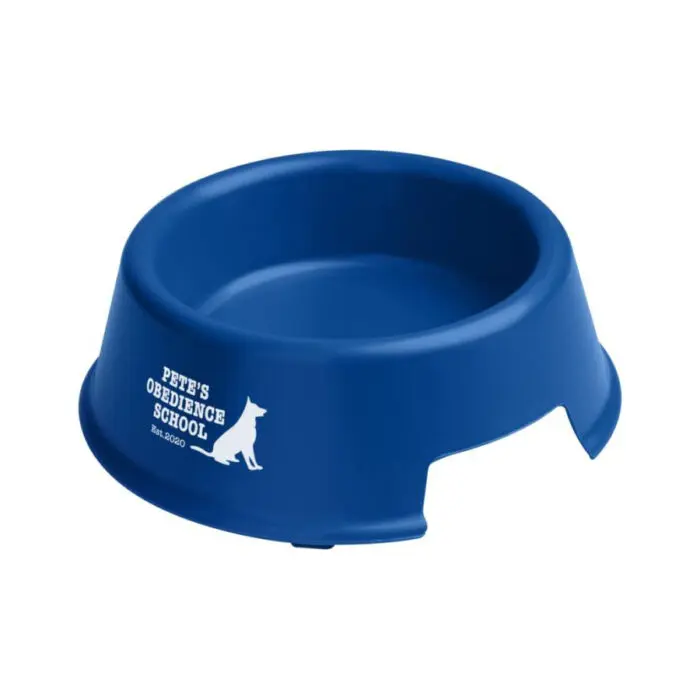 plastic dog bowl BL