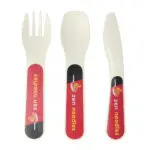 Branded Recycled Eco Cutlery Set printed with logo or design