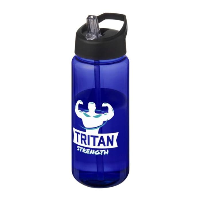 Active Octave Tritan Spout Lid Bottle 600ml BL BK