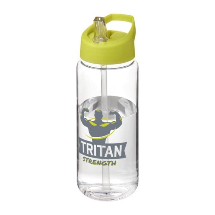 Active Octave Tritan Spout Lid Bottle 600ml CLR LGN