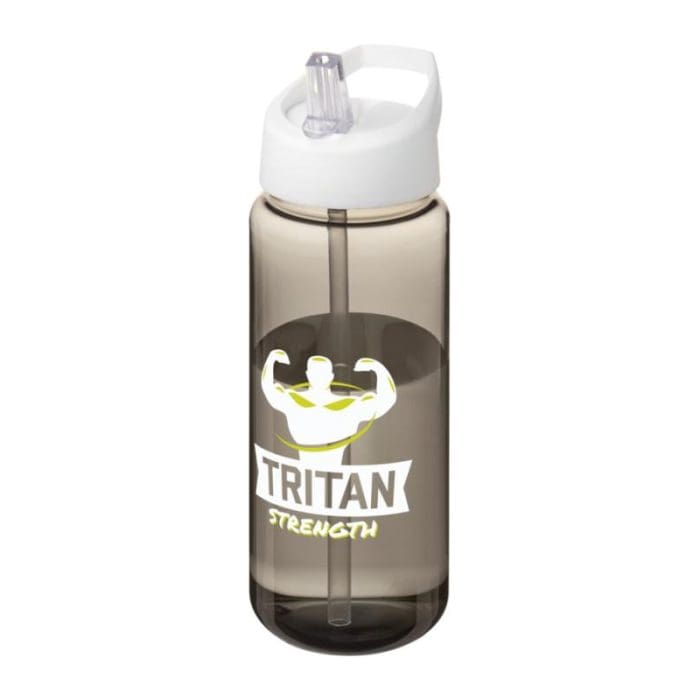 Active Octave Tritan Spout Lid Bottle 600ml GRY WH